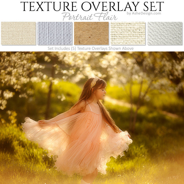 Texture Overlay Set - Portrait Flair