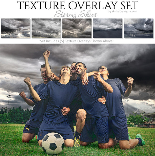 Texture Overlay Set - Stormy Skies
