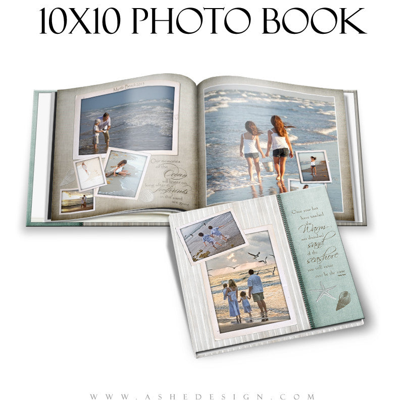 Photo Book Template (10x10) - By The Seashore