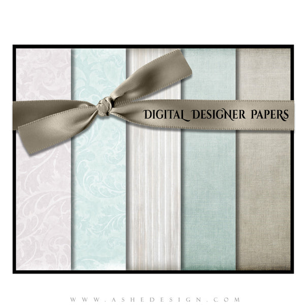 Digital Designer Paper Set - By The Seashore