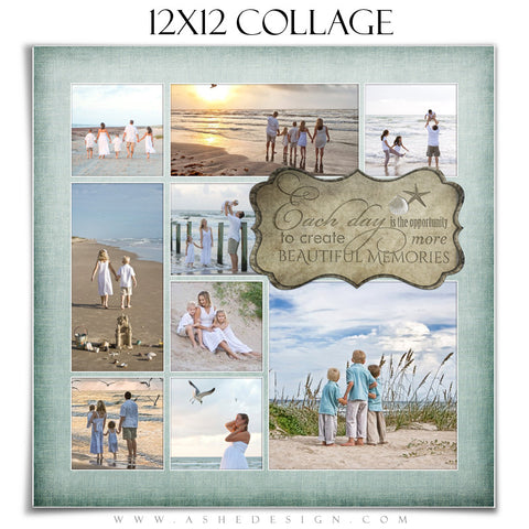 Collage Design (12x12) - By The Seashore