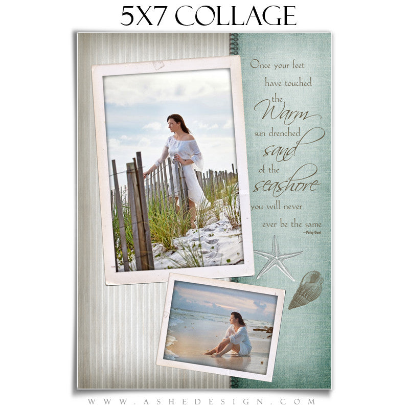 Collage Template (5x7) - By The Seashore