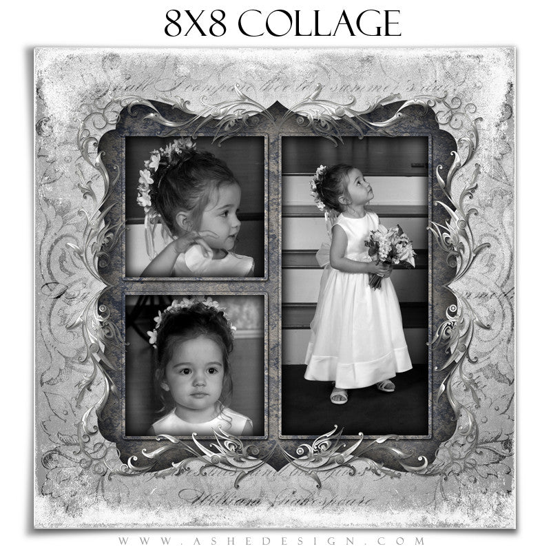 Wedding Collage (8x8) - Softly Spoken