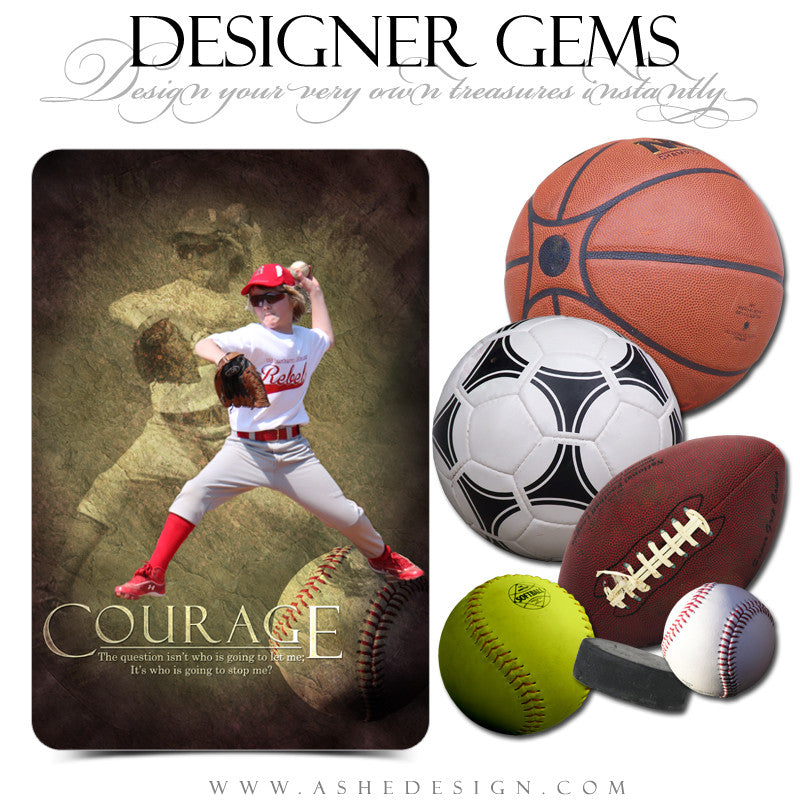 Ashe Design | Digital Overlays | Sports Balls