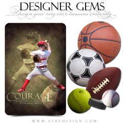 Designer Gems - Sports Balls
