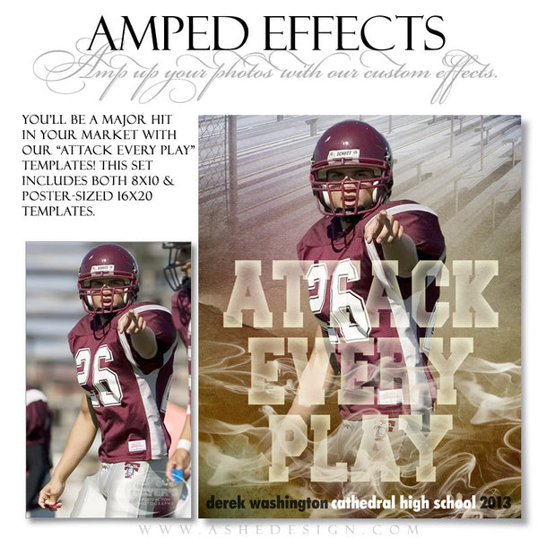 Ashe Design | Sports Amped Effects | Attack Every Play fb