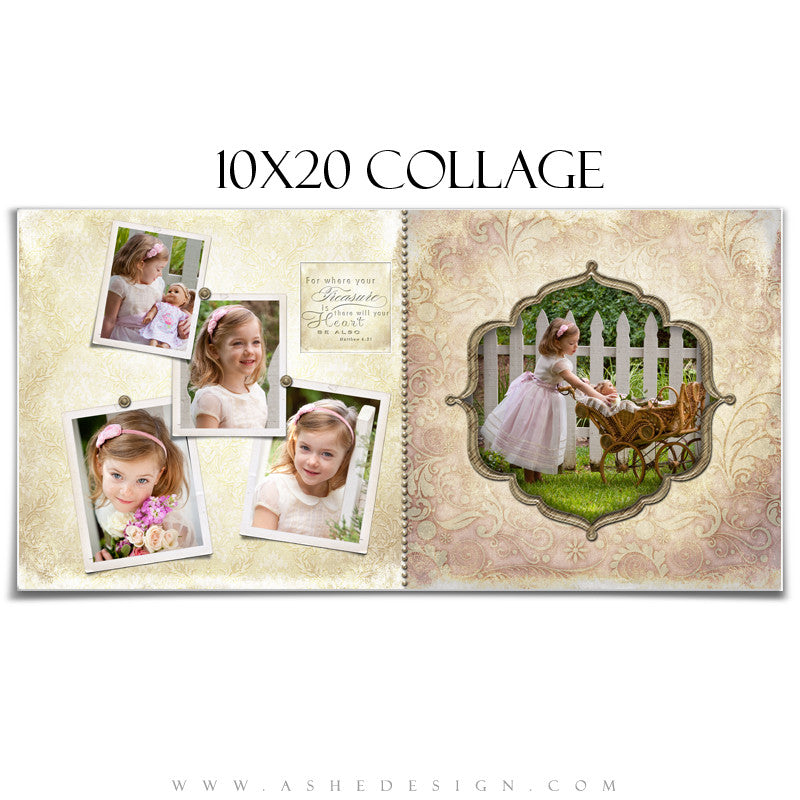 Collage Design (10x20) - Victorian Garden