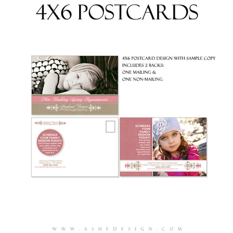 Marketing Post Card 4x6 - Raspberry Cream