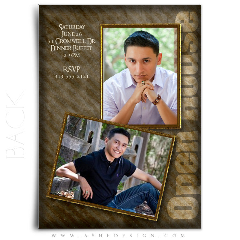 5x7 Flat Graduation Card - Brandon' by 'Ashe Design 5x7 Flat Graduation Card - Brandon' by 'Ashe Design