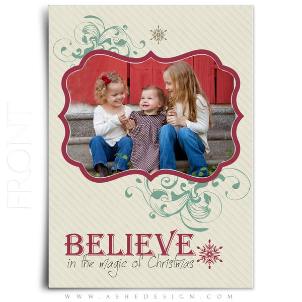 5x7 Flat Christmas Card - Christmas Magic