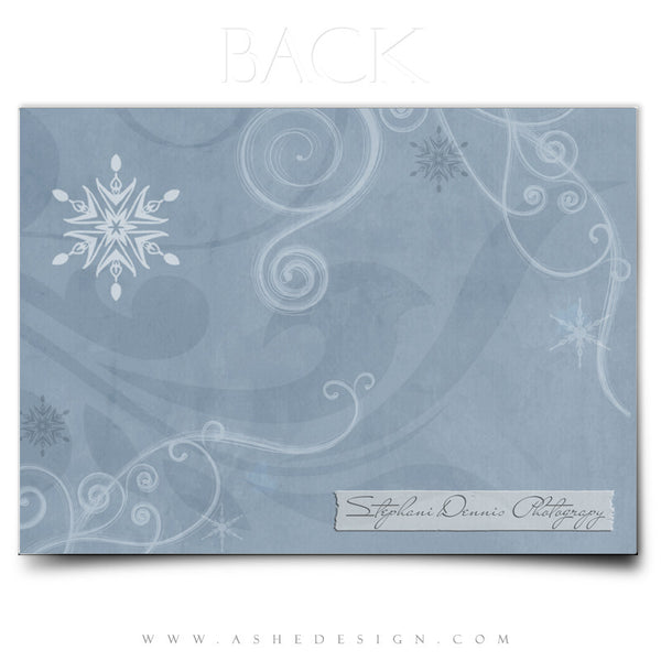 5x7 Flat Christmas Card - Frosted