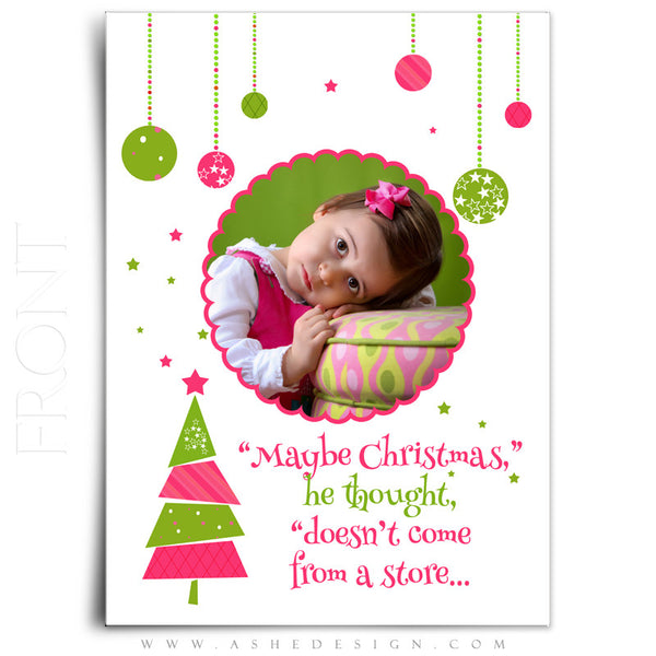 5x7 Flat Christmas Card - Whimsical Christmas
