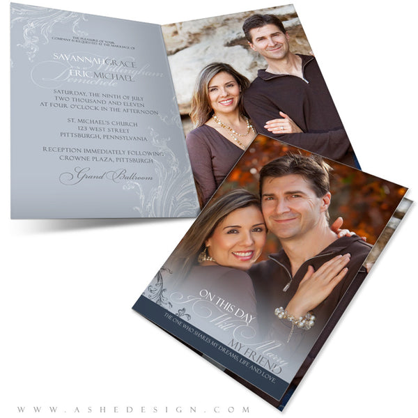 Wedding Invitations Folded