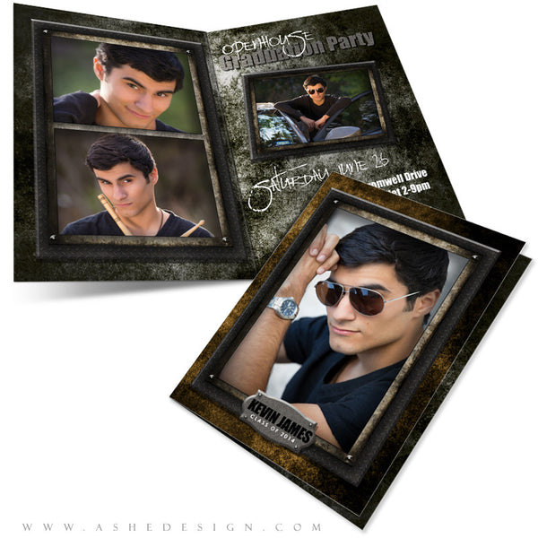 Graduation Invitations Folded