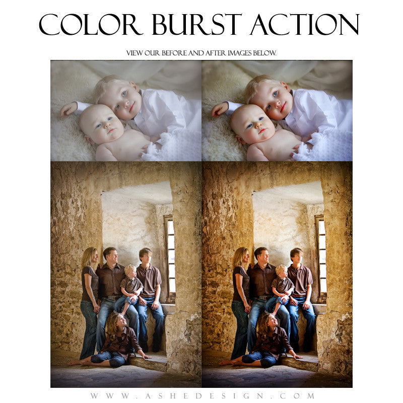 Ashe Design | Photoshop Action | Color Burst2