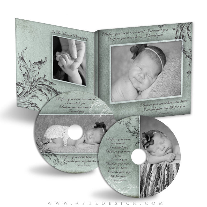 CD/DVD Label & Case Design Set - A Mother's Love