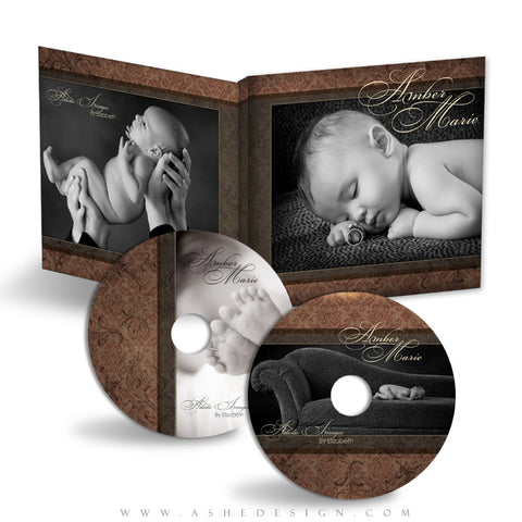 CD/DVD Labels & Case Template Set | Amber Marie