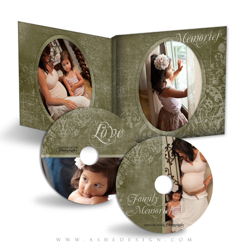 CD/DVD Label & Case Design Set - Cameo