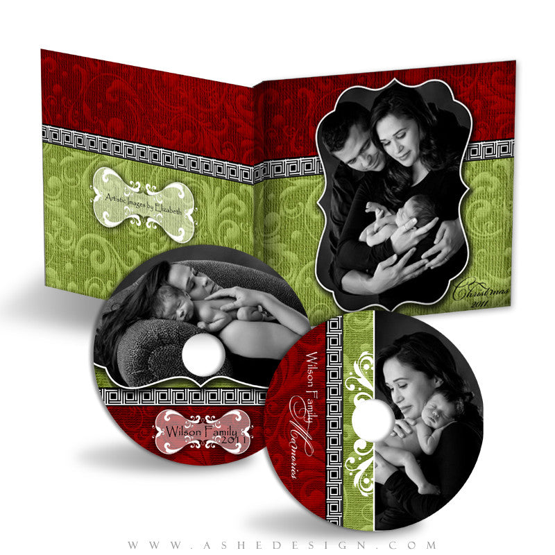 CD/DVD Label & Case Design Set - Joy