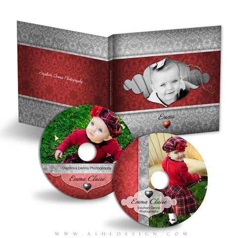 CD/DVD Label & Case Design Set - Little Sweeties