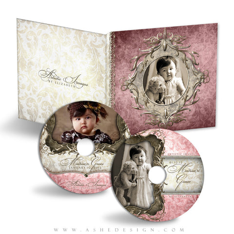 CD/DVD Label & Case Design Set - Madison Grace