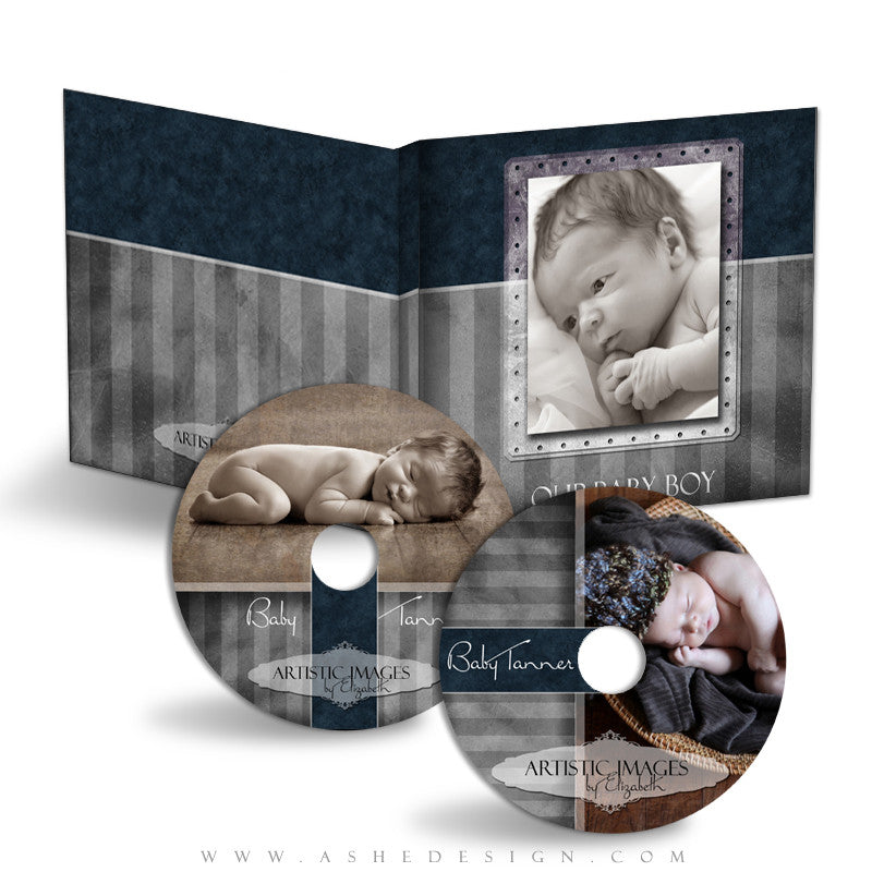 CD/DVD Label & Case Design Set - Tanner James