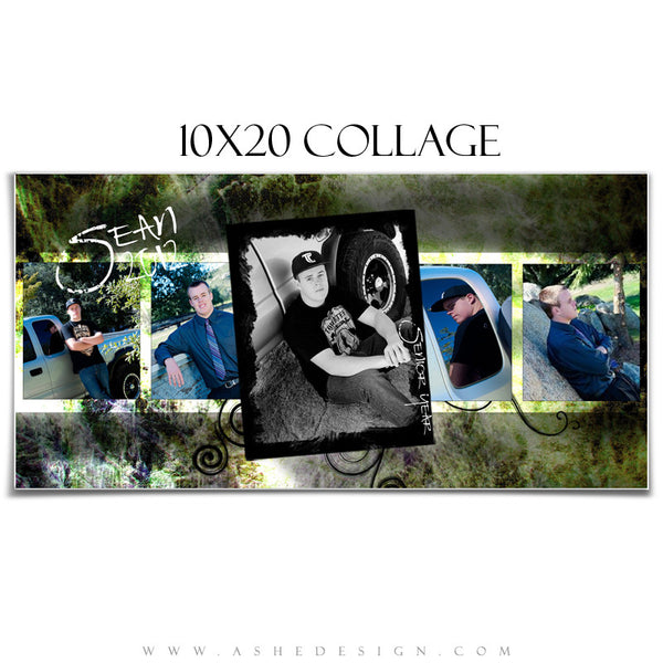 Collage Template 10x20 | Flashback
