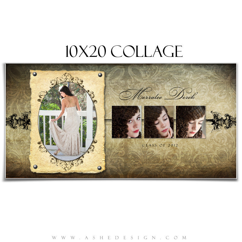 Collage Design (10x20) - Ginger