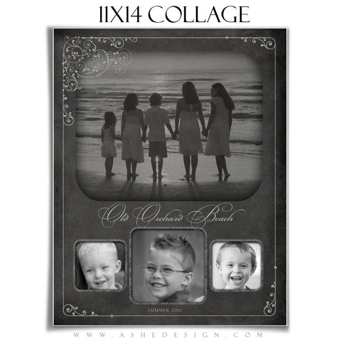 Collage Template (11x14) - Chalkboard