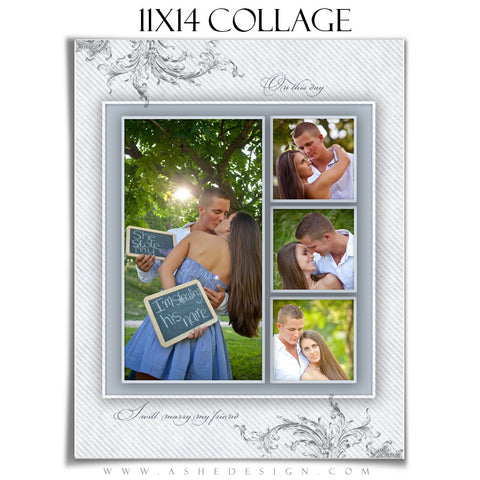 Wedding Collage Design (11x14) - Wings Of Love