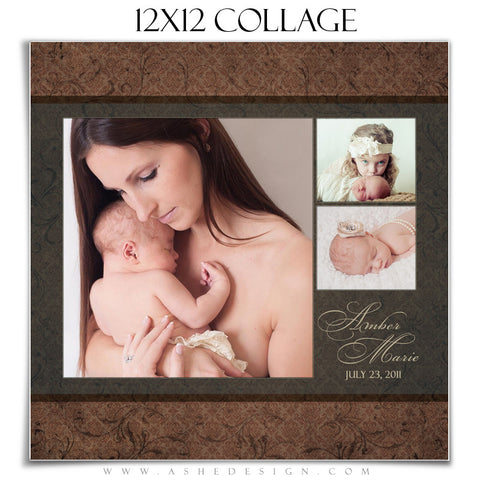 Collage Template 12x12 | Amber Marie