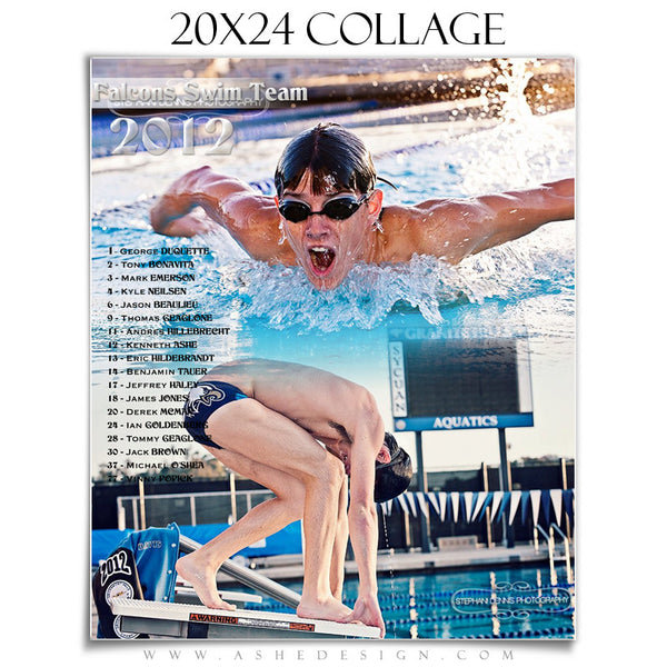 20x24 Sports Collages