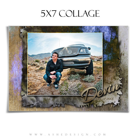 Senior Boy Collage  (5x7) - Devin Patrick