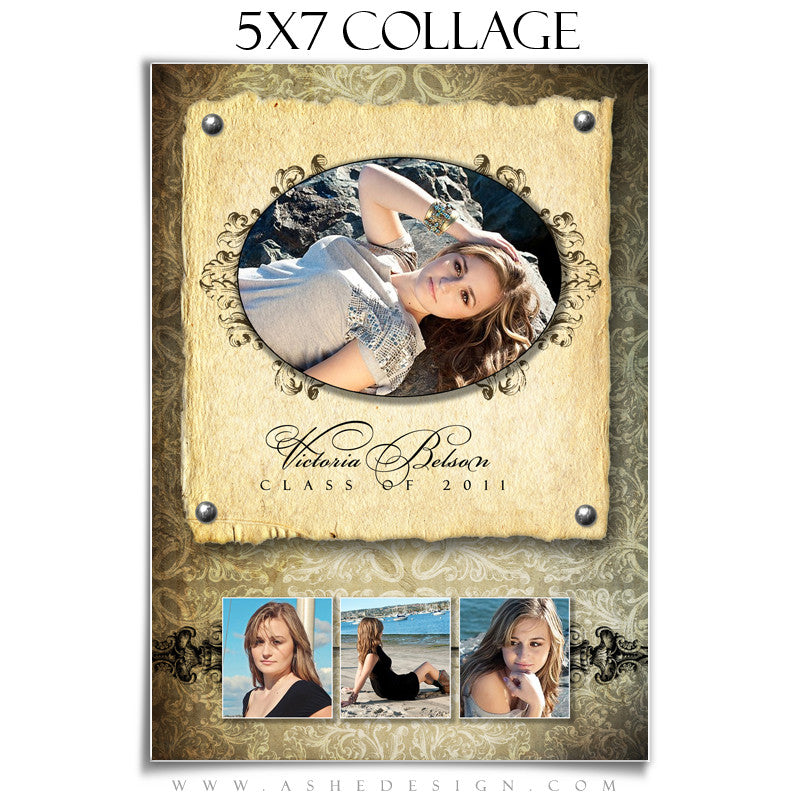 Collage Design (5x7) - Ginger