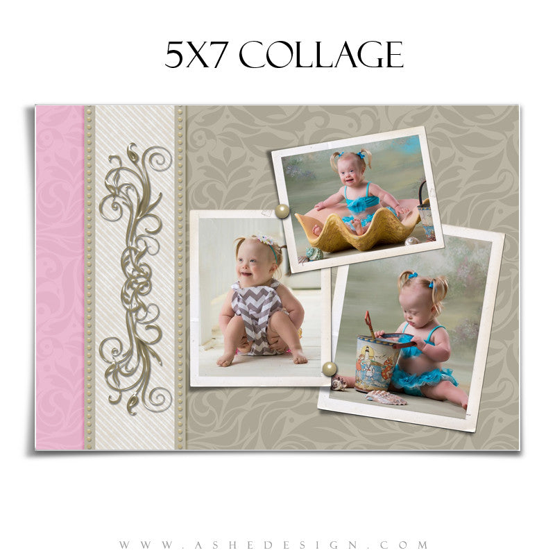 Collage Design (5x7) - Pretty Pastel