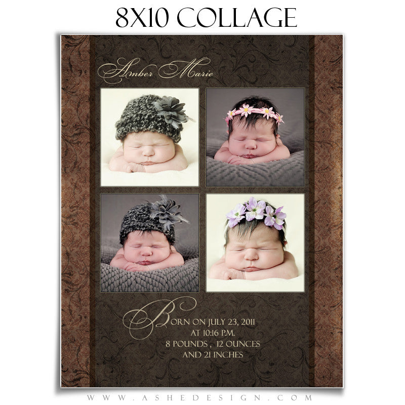 Collage Template 8x10 | Amber Marie