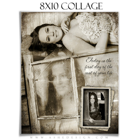 Collage Design (8x10) - Antique Fairy Tale