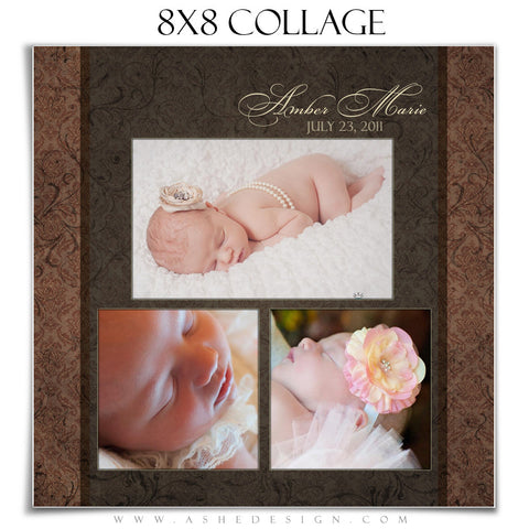 Collage Template 8x8 | Amber Marie