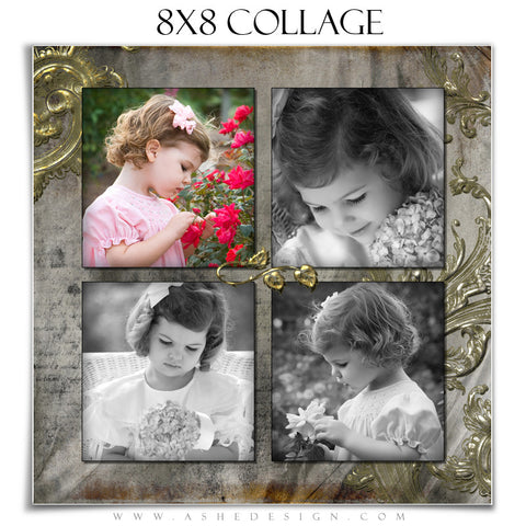 Collage Design (8x8) - Antique Bling
