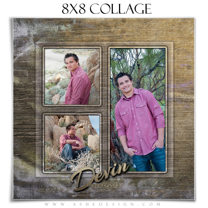 Senior Boy Collage (8x8) - Devin Patrick