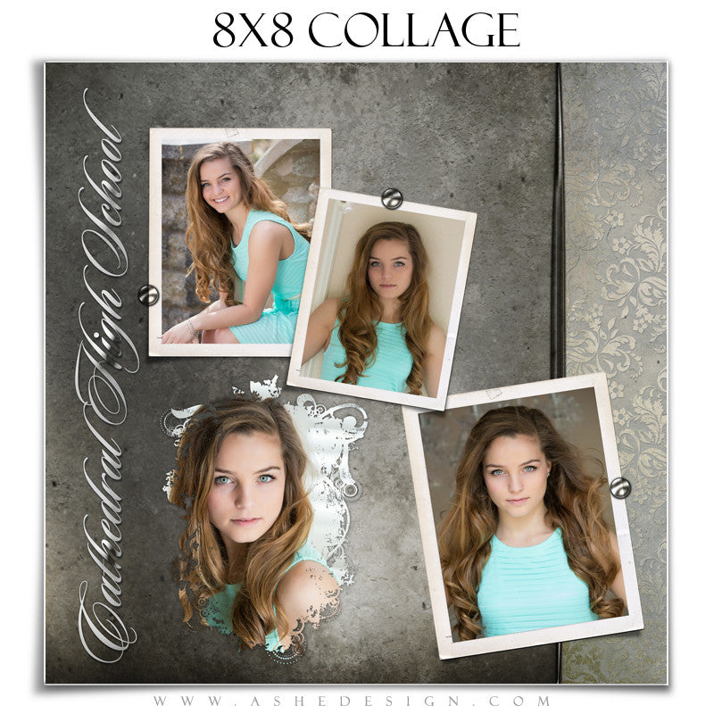 Senior Girl Collage (8x8) - Macy Mae