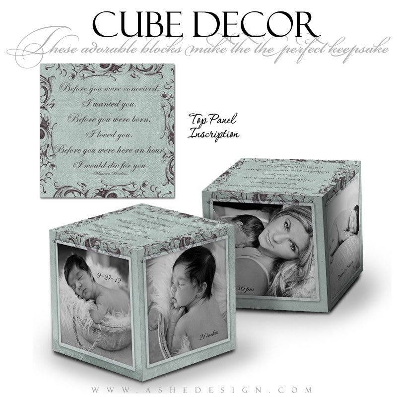 Ashe Design | Cube Decor Template | A Mother's Love