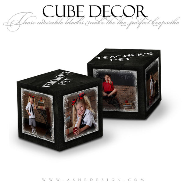 Ashe Design | Chalk Cube Decor Block – AsheDesign