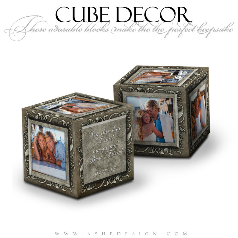 Cube Decor Design - Whitewashed