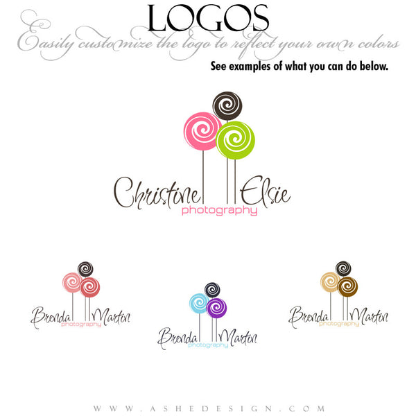 Customizable Logo - Lollipops
