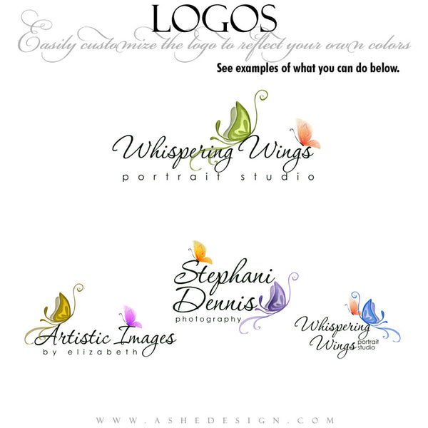 Customizable Logo | Whispering Wings example1