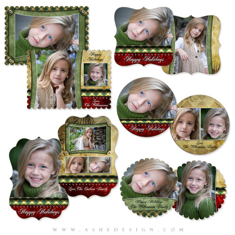 Die Cut Christmas Card Set - Christmas Couture