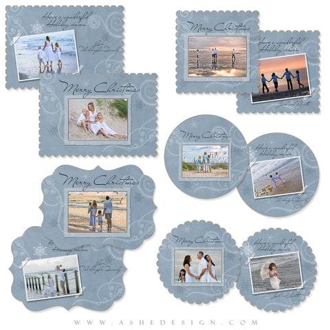 Die Cut Card Design Set - Frosted