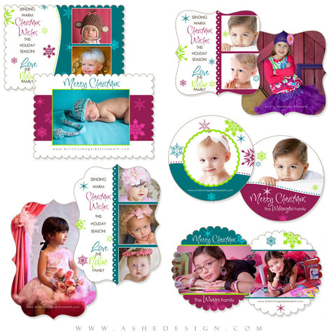 Die Cut Card Design Set - Santa Baby