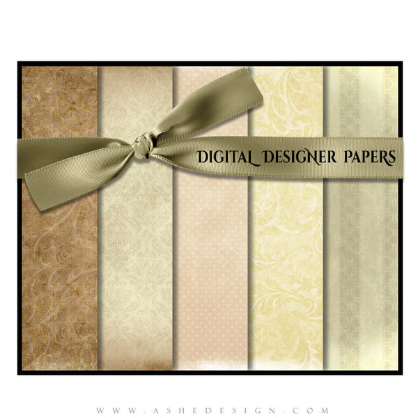 Digital Designer Paper Set - A Stitch In Time